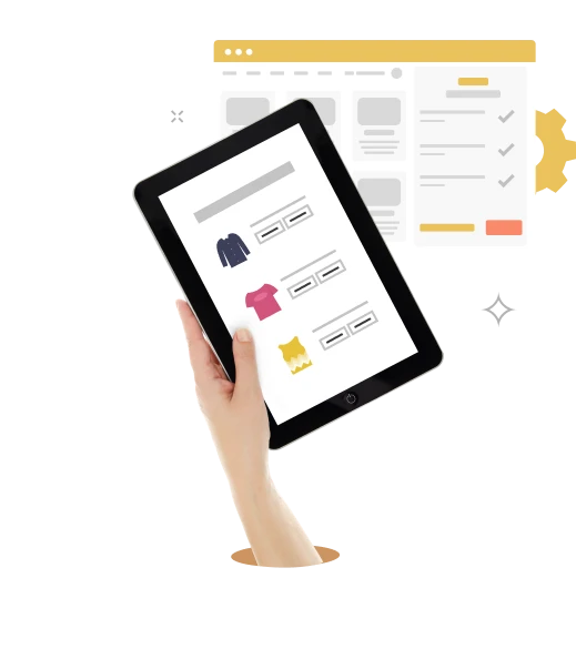 Integrated accounting for apparel billing software