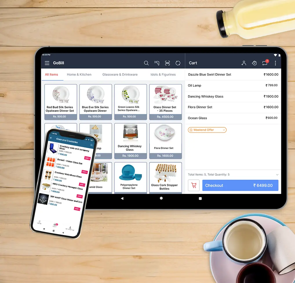Glass shop retail POS software