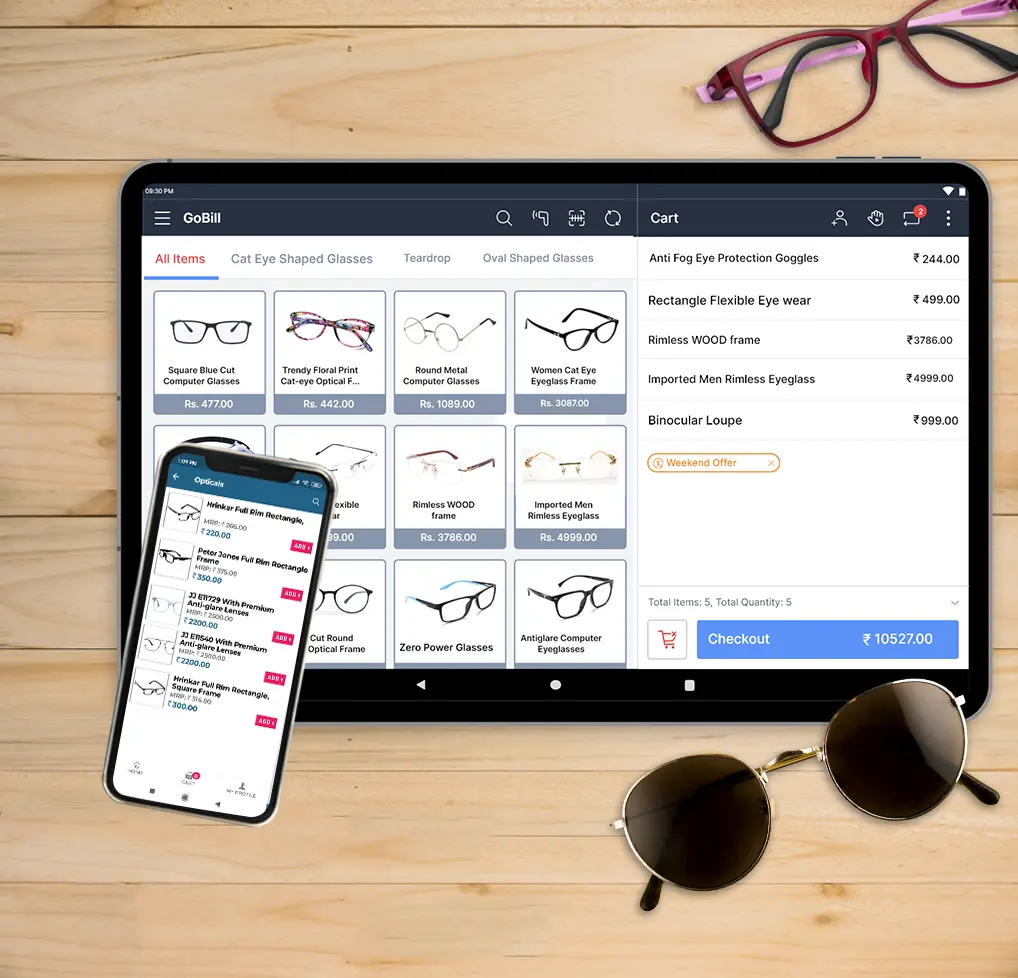 Optical shop management software