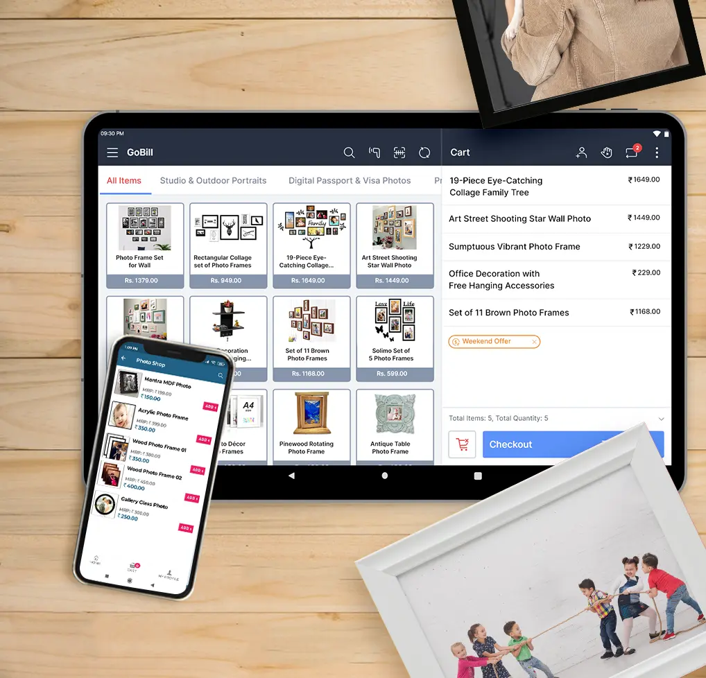 Photography shop management software